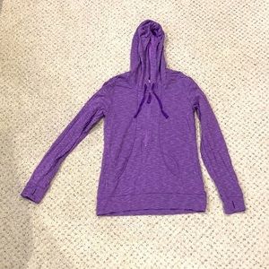 Women Purple Half Zip